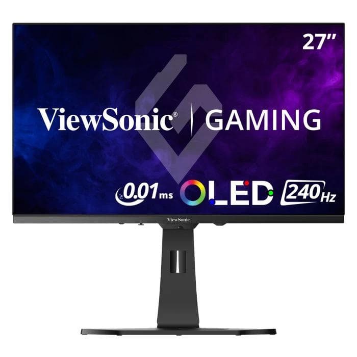 Monitor ViewSonic 27" XG272-2K-OLED, Diagonal (inch): 27, Diagonal (cm): 69, Aspect ratio: 16:9, Panel: OLED, Resolution: 2560x1440, Refresh Rate: 240Hz, Response time GtG: 0.02ms, Response time MPRT: 0.01ms, Brightness (max): 450 cd/m², Contrast (static) : 150K:1, Viewing angle: 178°/178°