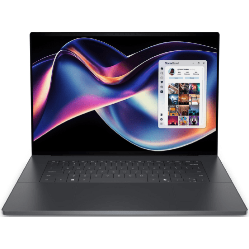 Laptop de lucru Dell XPS 16, cu procesor Intel Core Ultra 7 355, 16'' 2K Non-Touch, 16GB LPDDR5x, 1TB SSD M.2 PCIe NVMe, Intel Graphics