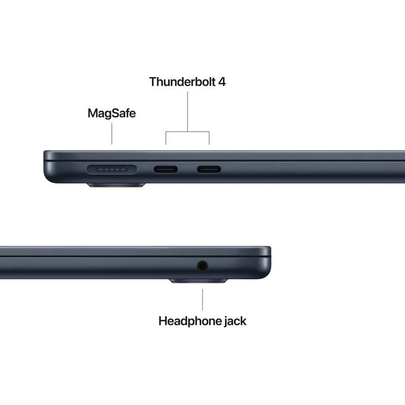 MacBook Air 13.6" Retina/Apple M4 (CPU 10-core, GPU 10-core, Neural Engine16-core)/16GB/ 1TB - Midnight - INT KB (2025) 35W USB‑C (Cto fromMW133RO/A)