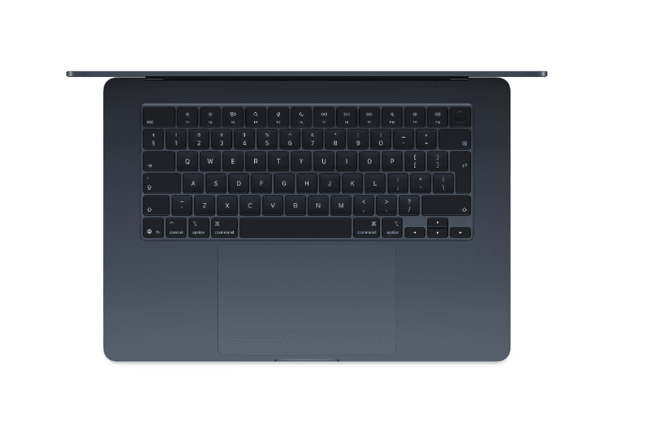 MacBook Air 15.3" Retina/Apple M4 (CPU 10-core, GPU 10-core, Neural Engine16-core)/16GB/256GB - Midnight - US English (2025) (Cto fr omMW1L3RO/A)