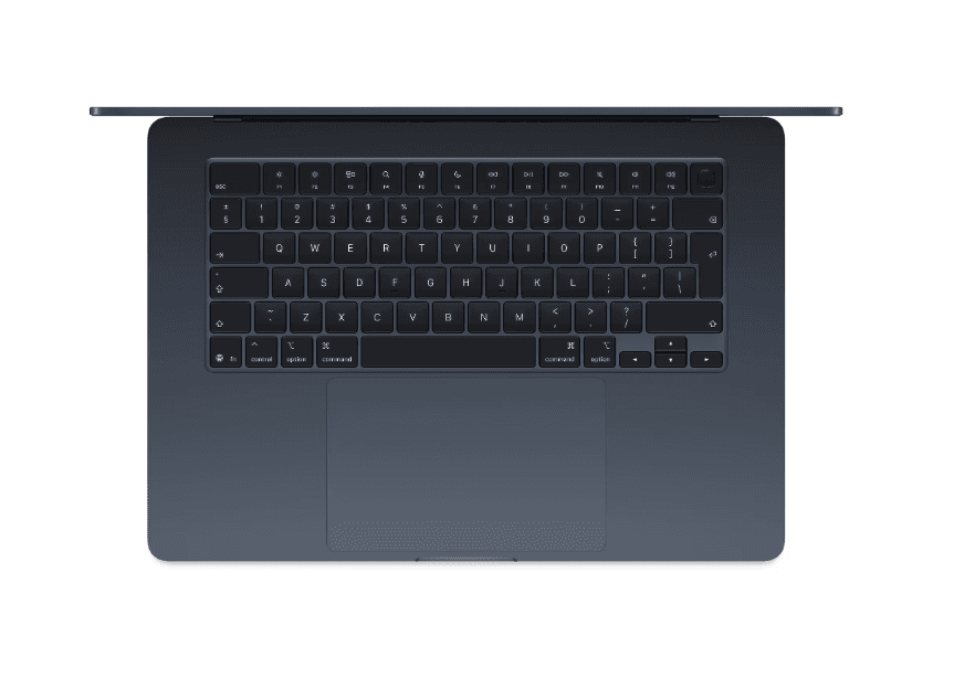 MacBook Air 15.3" Retina/Apple M4 (CPU 10-core, GPU 10-core, Neural Engine16-core)/16GB/1TB - midnight - INT KB (2025) (Cto from MW1M3RO/A)