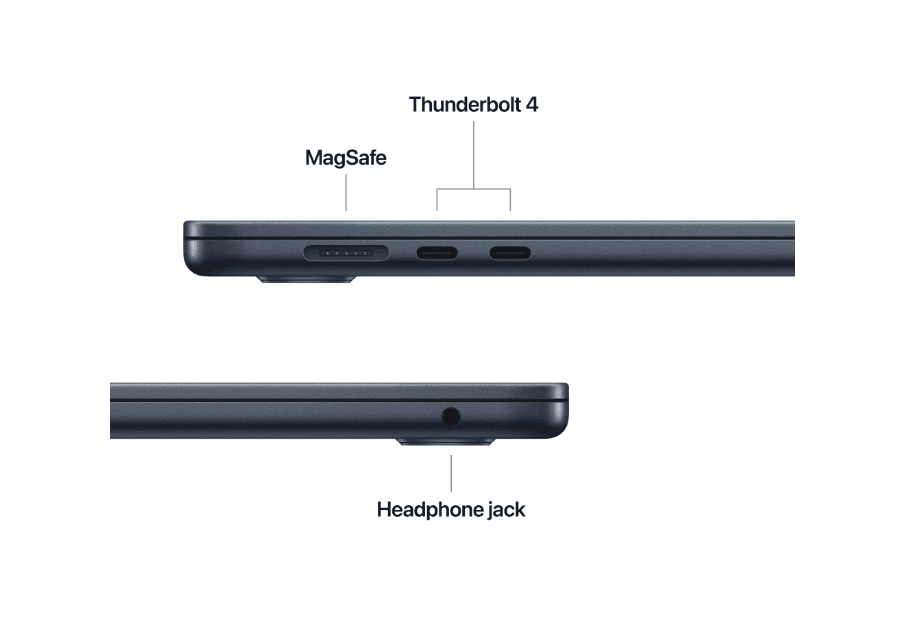MacBook Air 15.3" Retina/Apple M4 (CPU 10-core, GPU 10-core, Neural Engine16-core)/16GB/1TB - midnight - INT KB (2025) (Cto from MW1M3RO/A)