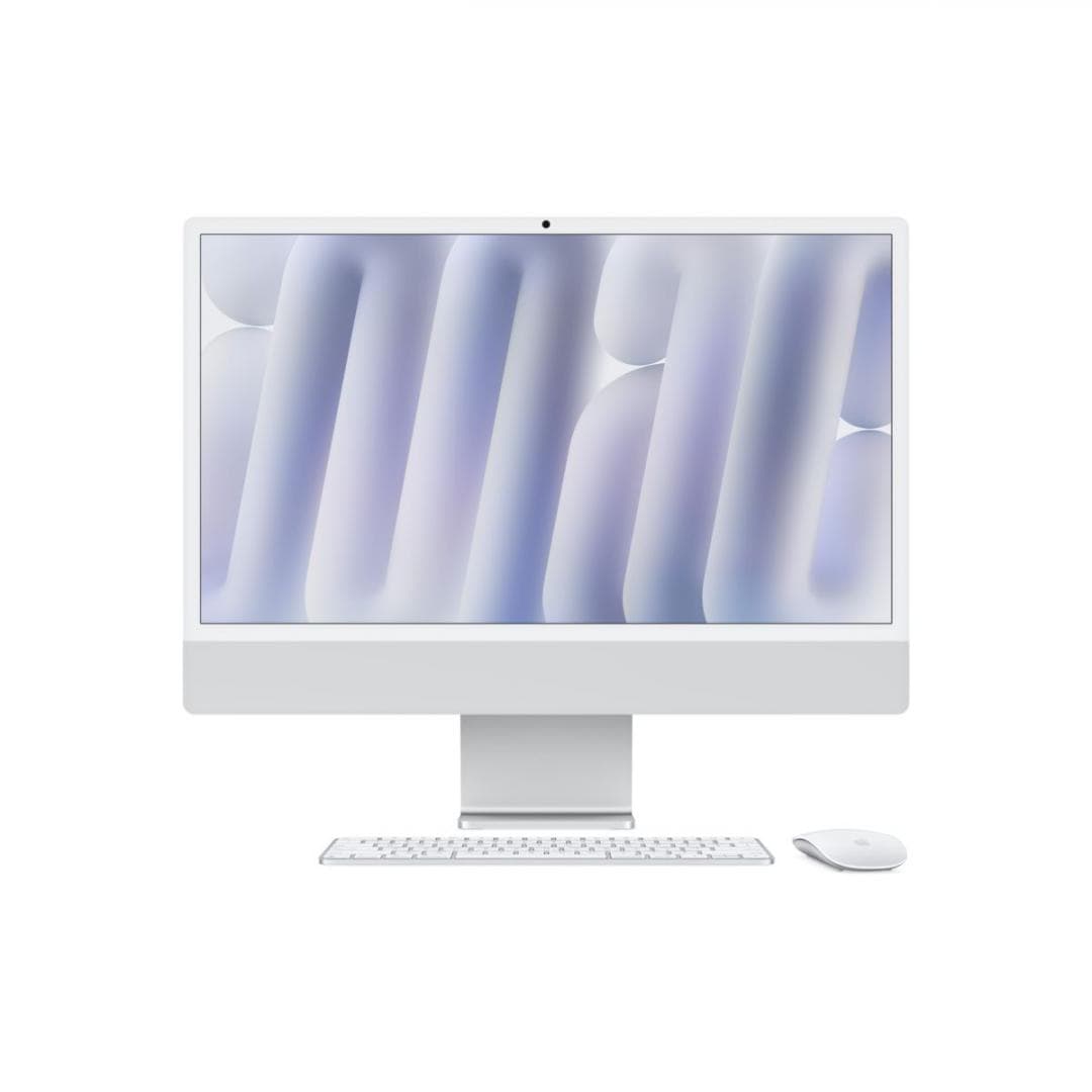 Apple iMAC 24" Retina 4.5k/ Apple M4 (CPU 8-core, GPU 8-core, Neural Engine16-core)/16GB/512GB - Silver - INT KB (2024) (Cto from MWUC3RO/A)