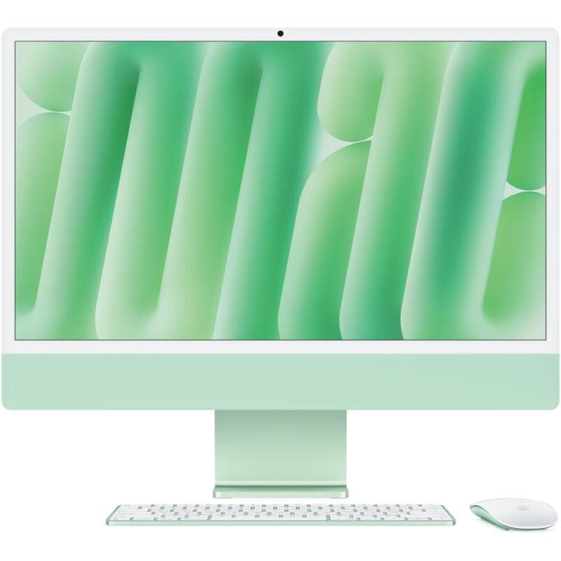 Apple iMAC 24" Retina 4.5k/ Apple M4 (CPU 8-core, GPU 8-core, Neural Engine16-core)/16GB/1TB - Green - INT KB (2024) (Cto from MWUE3RO/A)