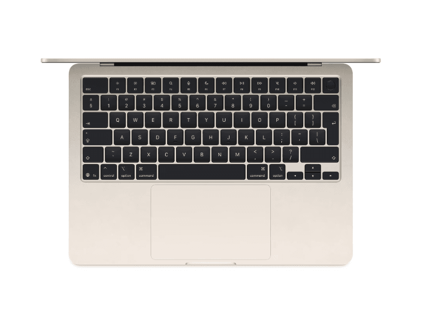 MacBook Air 13.6" Retina/Apple M4 (CPU 10-core, GPU 10-core, Neural Engine16-core)/32GB/512GB - Starlight - INT KB (2025) 35W (Cto f romMC6A4RO/A)