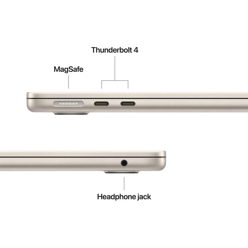 MacBook Air 13.6" Retina/Apple M5 (CPU 10-core, GPU 10-core, NeuralEngine16-core)/32GB/512GB - Starlight - INT KB (No Adapter) - 2026 (CTO from MDHA4RO/A)