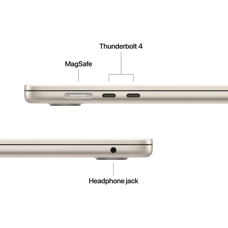 MacBook Air 15.3" Retina/Apple M5 (CPU 10-core, GPU 10-core, NeuralEngine16-core)/24GB/512GB - Starlight - INT KB (No Adapter) - 2026 (CTO from MDVD4RO/A)