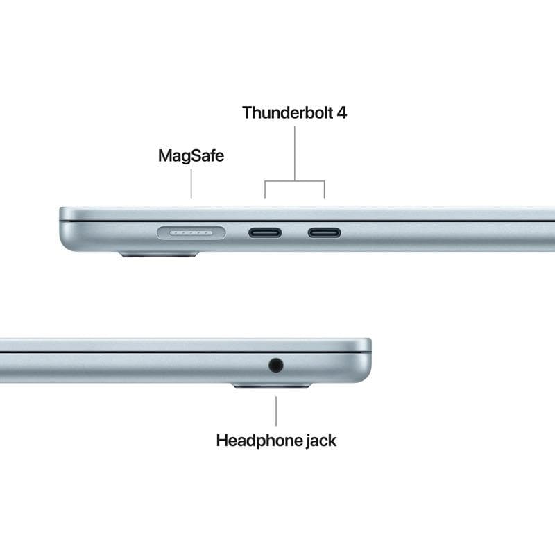 MacBook Air 15.3" Retina/Apple M5 (CPU 10-core, GPU 10-core, NeuralEngine16-core)/24GB/512GB - Sky Blue - US English KB (No Adapter)  - 2026 (CTO from MDVQ4RO/A)