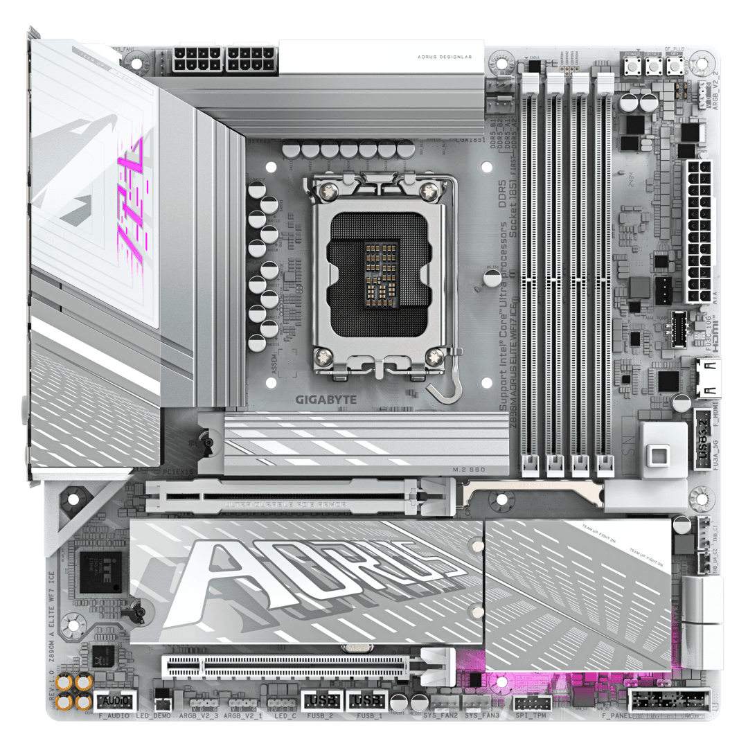 Placa de bază Gigabyte Z890M AORUS ELITE WIFI7 ICE LGA1851