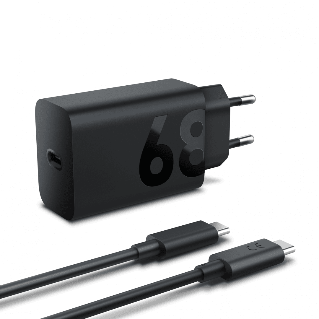 Incarcator Lenovo 68W USB-C; Power requirement: 90-264 volt AC; Material: Plastic; Culoare: Black; Dimensiuni: 28mm x 95mm x 42mm; Greutate: 0.0899kg; Garantie: 1 an