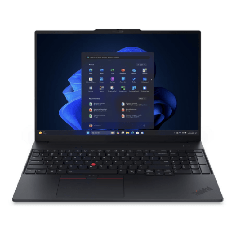 Laptop Business Lenovo ThinkPad E16 Gen 3, cu procesor AMD Ryzen 5 220, 16'' IPS, 16 GB DDR5, 512 GB SSD, AMD Radeon 740M, Fr OS