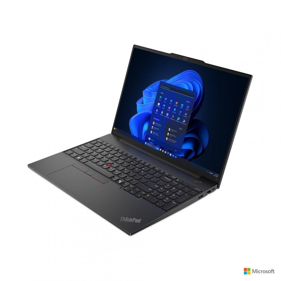 Laptop Business Lenovo ThinkPad E14 Gen 7, cu procesor Intel Core Ultra 7 255H, 14'' IPS, 16 GB DDR5, 1 TB SSD, Intel Arc 140T, Fr OS