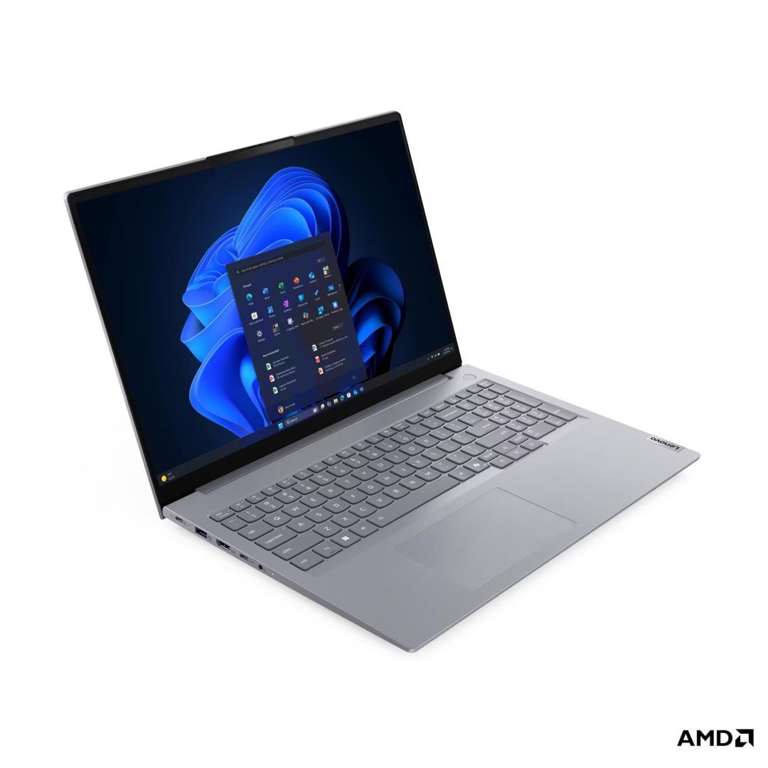 Laptop SMB Lenovo ThinkBook 14 G9 AHP, cu procesor AMD Ryzen 7 250, 14'' IPS, 32 GB DDR5, 512 GB SSD, AMD Radeon 780M, Fr OS