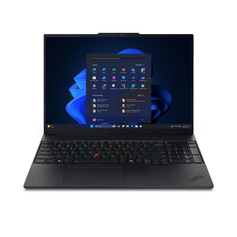 Laptop Business Lenovo ThinkPad E16 Gen 3, cu procesor Intel Core Ultra 7 258V, 16'' IPS, 32 GB LPDDR5x, 1 TB SSD, Intel Arc 140V, Fr OS