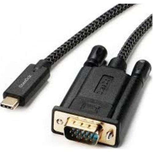 ThinkEdge 130mm USB-C to VGA Display Cable