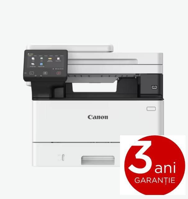 CANON MF465DW II A4 MONO LASER MFP, Format: A4, Functii: Imprimare, copiere, scanare, Fax, Viteza printare: 40ppm, Duplex automat, Rezolutie: 1200 x 1200 dpi, FPO. 14 sec., Limbaje printare: UFRII, PCL 5e1, PCL6, Adobe® PostScript2, Copiere: viteza:40ppm, Rezolutie: 600 x 600 dpi, max. 9600 x 9600