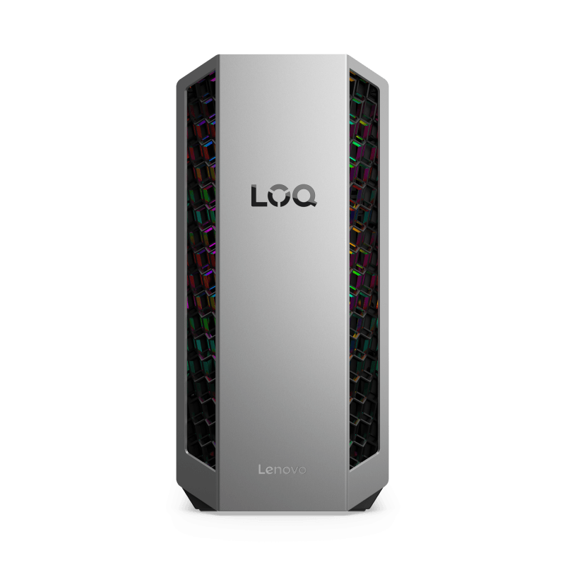 Desktop Gaming Lenovo LOQ Tower 26ADR10 , AMD Ryzen™ 7 8745HX (8C / 16T, 3.6 / 5.1GHz, 8MB L2 / 32MB L3), video NVIDIA® GeForce RTX™ 5050 8GB GDDR6, RAM 1x 16GB SODIMM DDR5-5200; Two DDR5 SODIMM slots, dual-channel capable; Up to 64GB DDR5-5200,  1TB SSD M.2 2280 PCIe® 4.0x4 NVMe®, no ODD, no Card