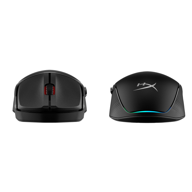 Mouse wireless HyperX Pulsefire Fuse, autonomie pana la 85 de ore, 6 butoane, compatibilitate PC, PS5, Xbox Series X|S. Compatibilitate software: NGENUITY, negru