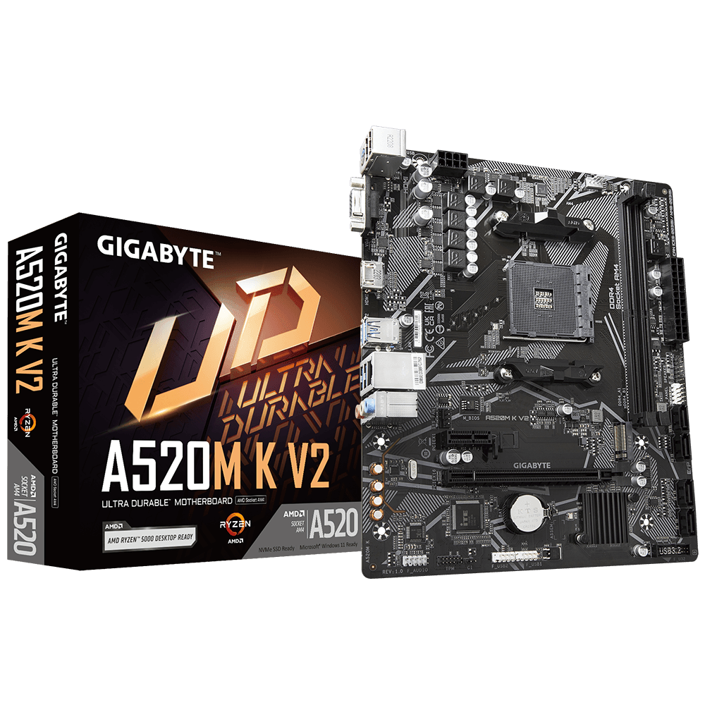 Placa de bază Gigabyte A520M K V2 AM4