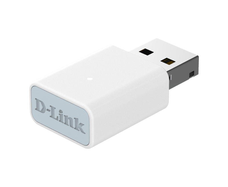 Adaptor Wireless DLink AC13U, USB 2.0, IEEE 802.11ac/n/g/b, rata de transfer 2.4 GHz: 400 Mbps, 5 GHz: 867 Mbps
