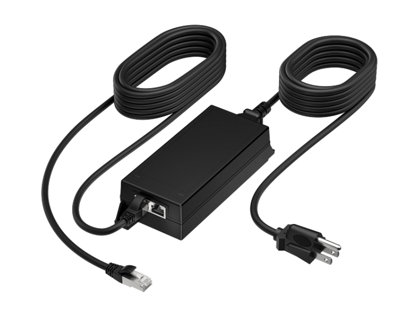 Poly PoE++ 65W 2.5G Adapter with 3.66m CAT6A Cable and Power Cord