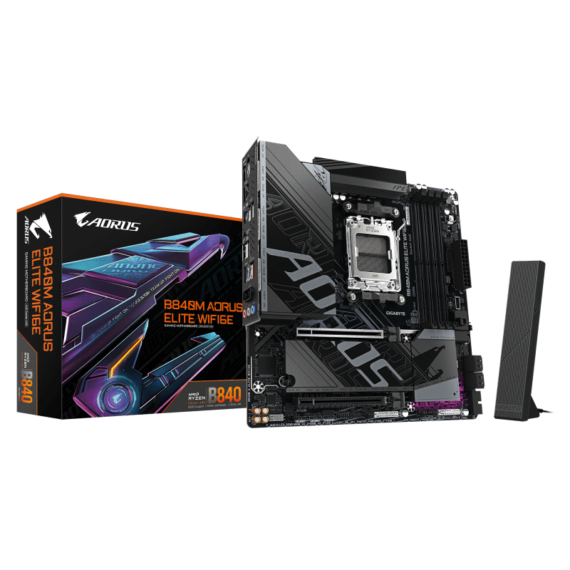Placa de bază Gigabyte B840M AORUS ELITE WIFI6E AM5