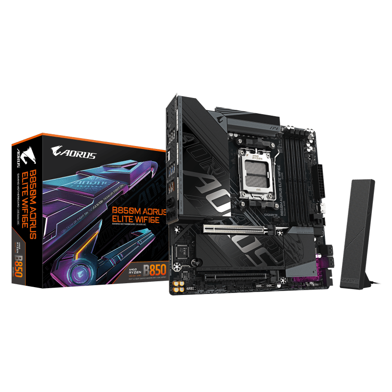 Placa de bază Gigabyte B850M AORUS ELITE WIFI6E AM5