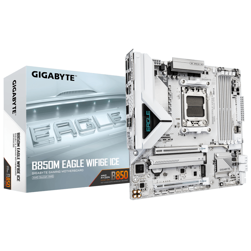 Placa de bază Gigabyte B850M EAGLE WIFI6E ICE AM5