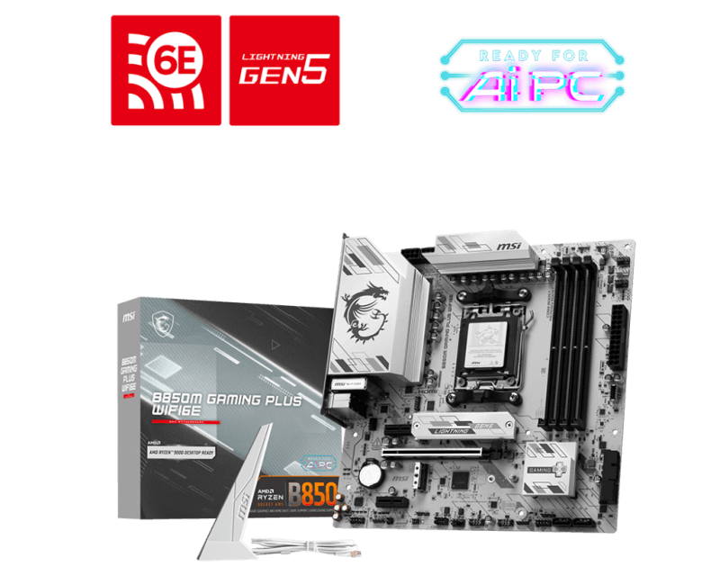 Placa de bază MSI B850M GAMING PLUS WIFI6E AM5