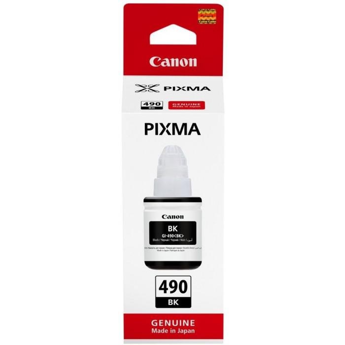 Cartus cerneala Canon GI-490 BK, pigment black, capacitate 135ml, pentru echipamente CISS G1400 / G2400 / G3400 / G4400 / G1411 / G2411 / G3411 / G4411.