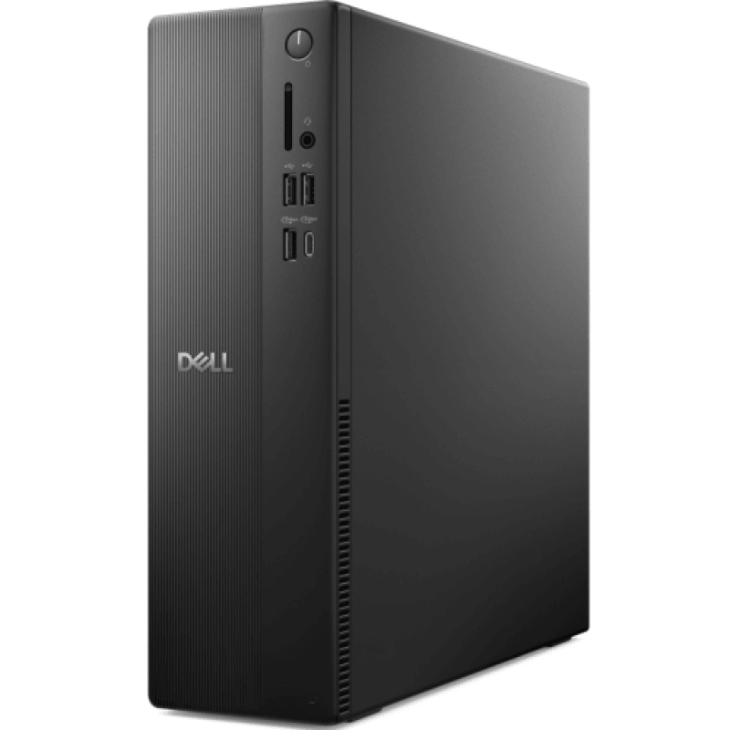 Dell Pro Slim Essential (QVS1260), desktop slim chassis, 180W PSU, ENERGY STAR Qualified, Intel Core Ultra 5 225 processor (20 MB cache, 10 cores, 10 threads, up to 4.9 GHz, 65W), Intel UHD Graphics, 8GB: 1 x 8 GB, DDR5, 5600 MT/s, 512GB M.2 PCIe NVMe SSD, No Media Card Reader, No PCIe add-in card