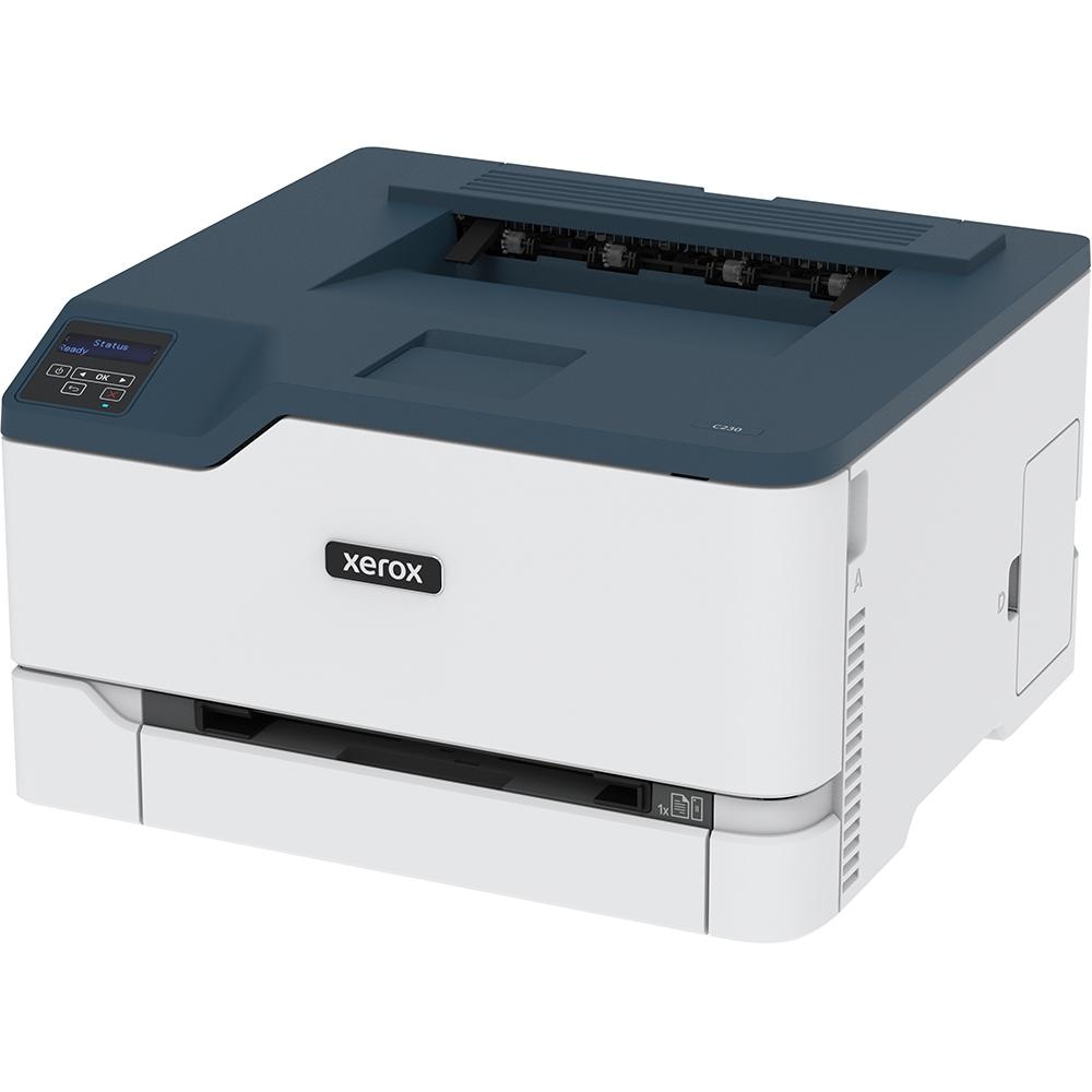 Imprimanta laser color Xerox C230V_DNI, Dimensiune A4, Viteza 22 ppm mono si color, Rezolutie 600 x 600 dpi, calitate culoare de 4800, Procesor 1 GHz Dual Core, Memorie 256 MB, Limbaje imprimate PCL® 5/6, PostScript® 3, PCLm, Interfata USB 2.0 de mare viteză, Ethernet 10/100 Base TX, USB de mare