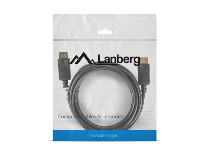 Cablu DisplayPort M/M 19 pini v1.2 3 m 4K negru