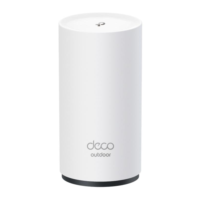 BE3600 Outdoor/Indoor Mesh Wi-Fi 7 Unit SPEED: 688 Mbps at 2.4 GHz + 2882 Mbps at 5 GHz SPEC: Internal Antennas, 2× 2.5 Gigabit Ports (WAN/LAN auto-sensing), IP65, PoE and AC Power Supply FEATURE: Deco App, Router/AP Mode, IPv6, IPTV, HomeShield (Parental Controls, Antivirus, QoS, Reports), AI Mesh
