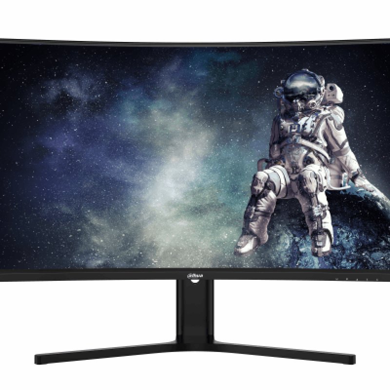 Monitor Dahua 31.5" DHI-LM32-E330CA, Curvature: 1500R, Diagonal (inch): 31.5, Diagonal (cm): 80, Aspect ratio: 16:9, Panel: VA, Resolution: 2560x1440, Refresh Rate: 180Hz, Response time MPRT: 1ms, Brightness (max): 300 cd/m², Contrast (static) : 3000:1, Viewing angle: 178/178, Color Gamut Type