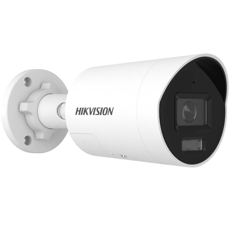 Camera de supraveghere IP Bullet 4MP Smart Hybrid Light with ColorVu Hikvision DS-2CD2047G3-LI2UY/SL(2.8MM), lentila fixa 2.8mm, iluminare min: Color: 0.0008 Lux @ (F1.0, AGC ON),0 Lux cu IR 40m, microfon incorporat, difuzor incorporat, interfata audio: 1/1, alarma: 1/1, slot card de memorie
