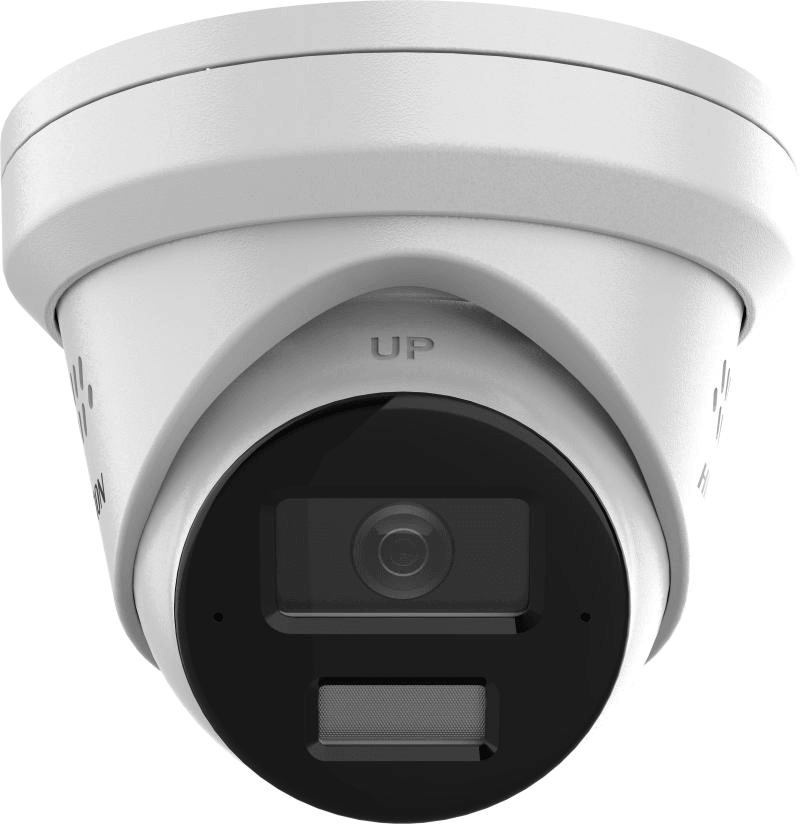 Camera de supraveghere IP Turret 4MP Hikvision DS-2CD2343G2- LI2U/SL(2.8MM), lentila fixa 2.8mm, iluminare min: Color: 0.005 Lux @ (F1.6, AGC ON),0 Lux cu IR 30m, microfon incorporat, difuzor incorporat, slot card de memorie: microSD/microSDHC/microSDXC maxim 512GB, alarma la evenimente: Motion