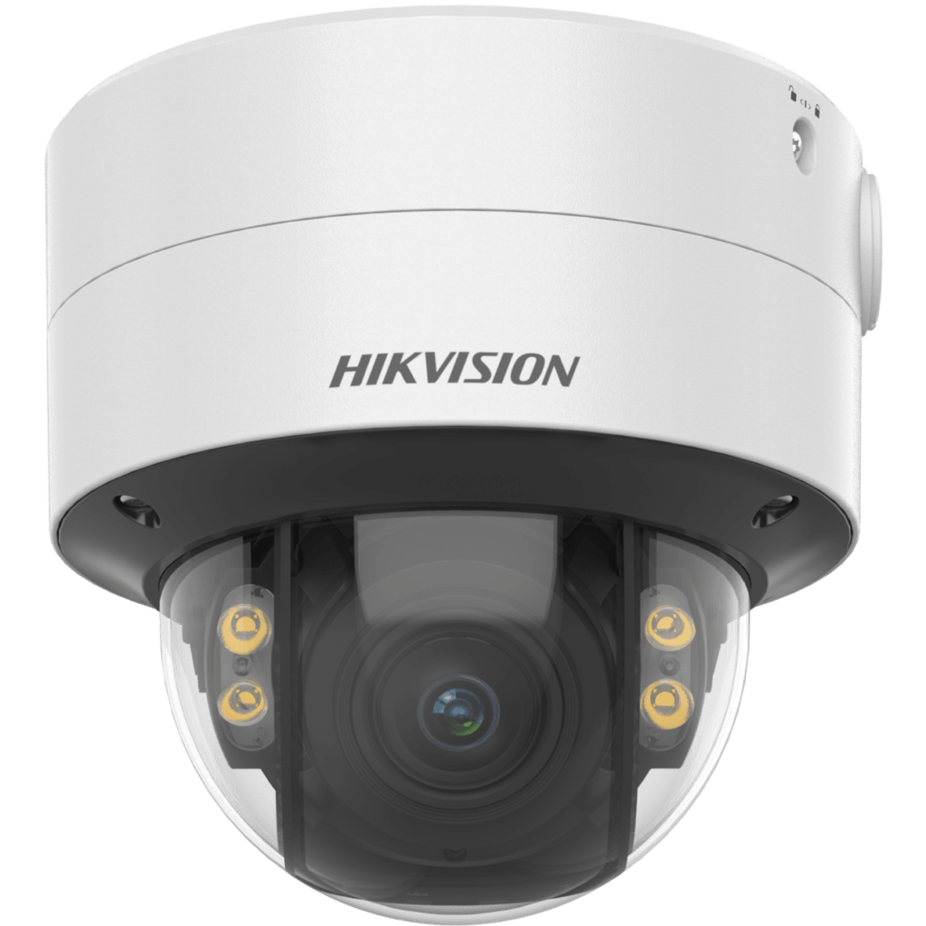 Camera de supraveghere IP Dome 4K Hikvision DS-2CD2787G2T-LZS(2.8-12MM) (C), lentila varifocala: 2.8-12mm, iluminare: Color: 0.0008 Lux @ (F1.2, AGC ON),B/W: 0 Lux cu lumina alba: 40m, slot card de memorie: microSD/microSDHC/microSDXC card, up to 512 GB, alarma la evenimente: Motion detection