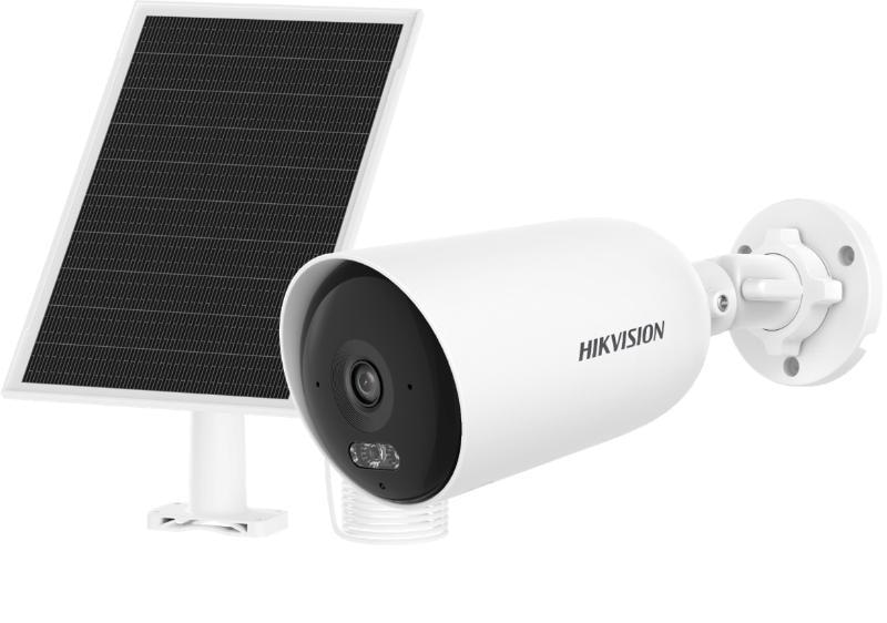 Camera de supraveghere IP Bullet 4MP 4G Hikvision DS-2CFS04/4G(2.8MM), lentila fixa: 2.8mm, iluminare min: Color: 0.005 Lux @ (F1.6, AGC ON) cu lumina alba: 30m, IR: 30m, microfon incorporat, difuzor incorporat, slot card de memorie: microSD/microSDHC/microSDXC maxim 512GB, alarma la evenimente