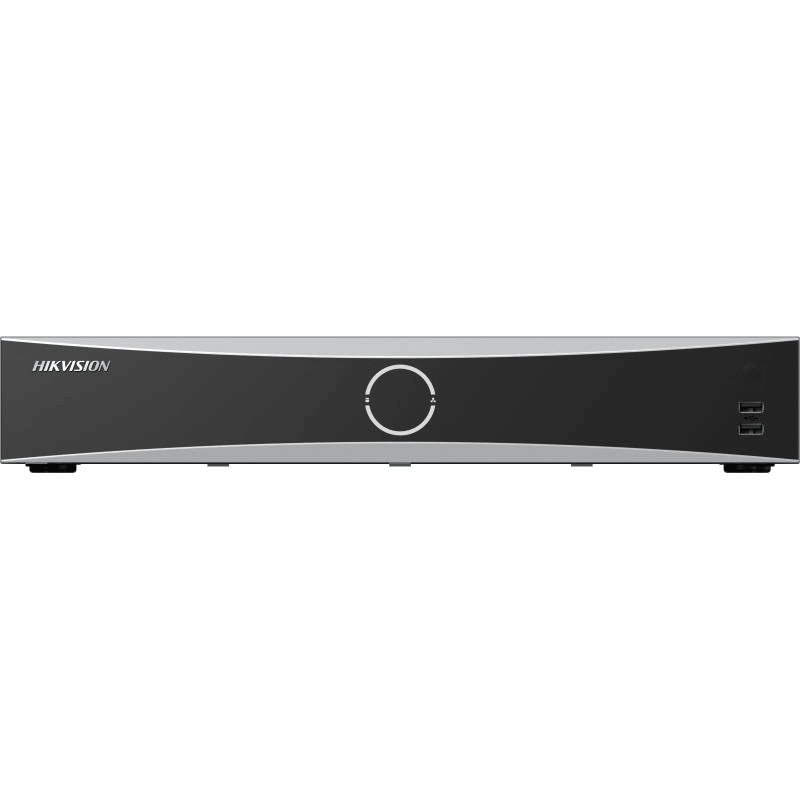 NVR Hikvision 32 canale AcuSeek DS-7732NXI-K4/VPRO; Enable AI by NVR: 12-ch@1080p (30 fps) / Disable AI by NVR: 24-ch@1080p (30 fps), H.265, H.265+, H.264, H264+, iesiri: HDMI/VGA , 4x SATA max 16TB pe HDD, AI by NVR: Facial recognition, perimeter protection, motion detection 2.0, AcuSearch
