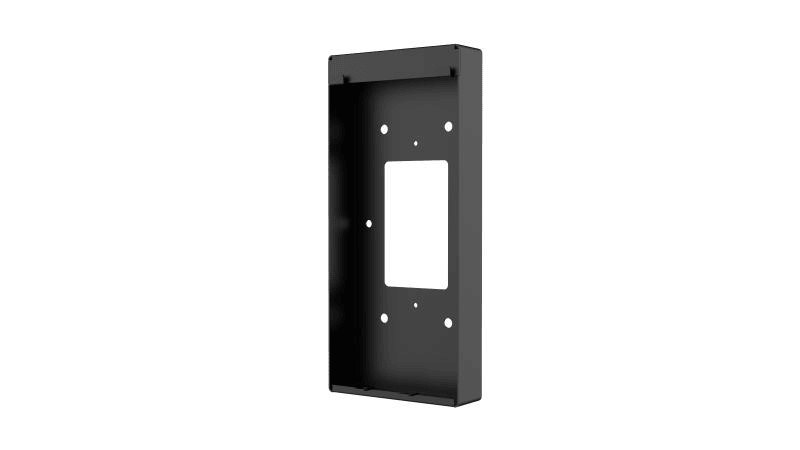Doza montaj pe perete Hikvision DS-KAB502-S2, seria de videointerfoane DS-K1T502, montaj aparent, dimensiuni: 176 mm × 80 mm × 22.8 mm, greutate: 145.1g