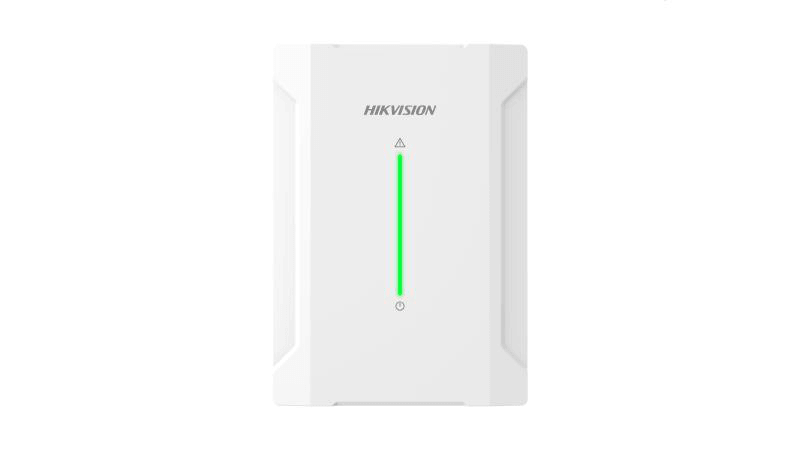 Receptor wireless Hikvision DS-PR501-HWE, frecventa de operare  868MHz, comunicare wireless bidirectionala, accepta 32 detectori wireless, 12 sirene wireless, 8 tastaturi/cititoare wireless, 64 telecomenzi wireless, distanta de comunicare 1600m in camp deschis, se conecteaza la BUS, are functie de