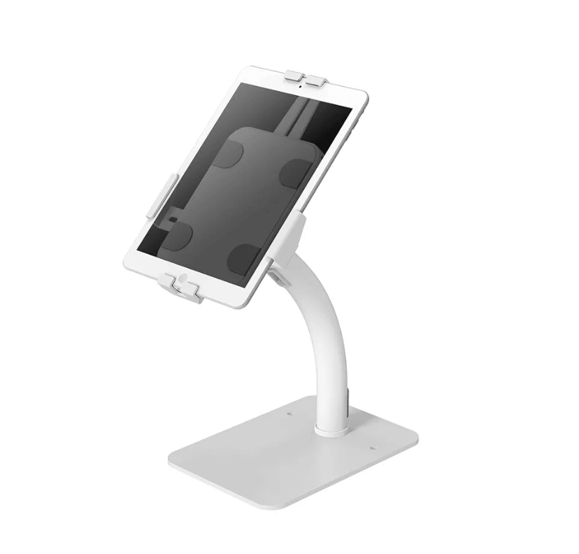 Suport de tableta Neomounts by Newstar DS15-625WH1, diagonala maxima 11", greutate maxima 1kg, tilt, rotate, alb