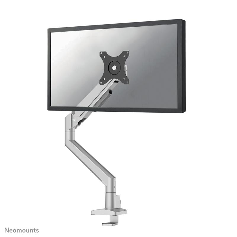 Brat monitor Neomounts DS70-250SL1; pentru display-uri cu diagonale 17"-35", sistem de prindere VESA 75x75~100x100, greutate maxima suportata 9kg, full motion, tilt +45°, swivel 90°, rotate 180°; gas spring; culoare argintiu. Garantie 5 ani