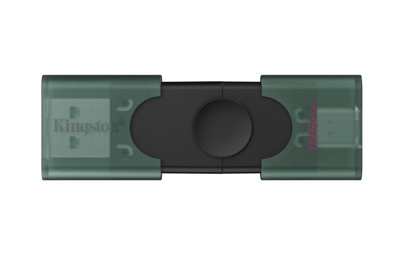 Memorie USB Flash Drive Kingston 128GB USB 3.2 USB-A USB-C DT Elite G2