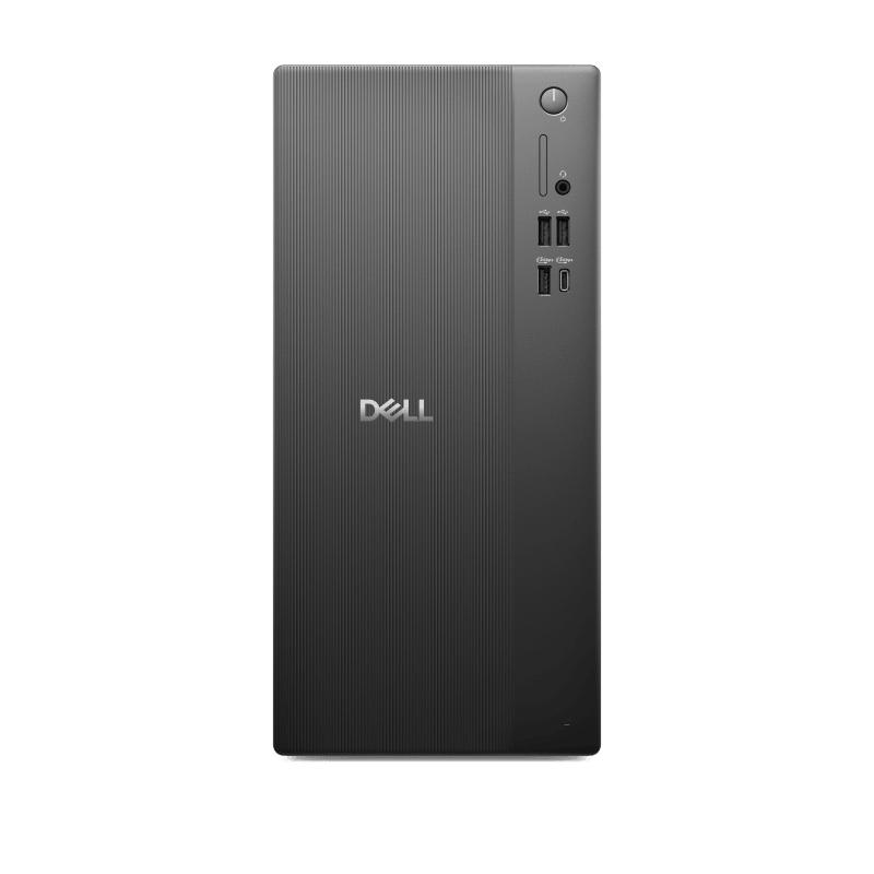 Dell Tower ECT1250, 360W Chassis, Energy Star Label, Intel(R) Core(TM) i5 14400 (20 MB cache, 10 cores, 16 threads, up to 4.7 GHz), NVIDIA GeForce RTX 5060 8GB GDDR7, 16GB: 8GB x2, DDR5, 4800 MT/s, 1TB M.2 PCIe NVMe Solid State Drive, MediaTek Wi-Fi 6 MT7920, 2x2, 802.11ax, MU-MIMO, Bluetooth