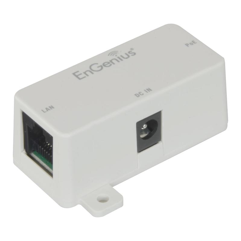 Adaptor POE EnGenius Indoor 12/24V pPoE, deploy ENS200(EXT) / ENS202(EXT) / ENS500(EXT) / ENH202 / ENH500 / EnStation2/5: required PA depinde de AP