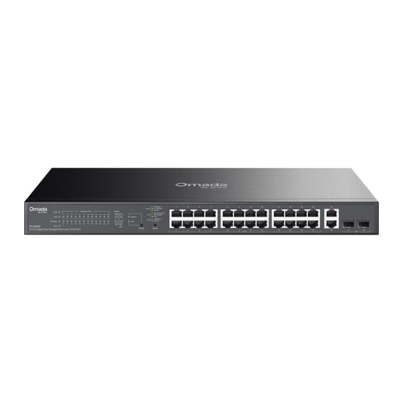 Switch TP-Link ES228GP 28-Port Gigabit, 24-Port PoE+, 250W, Rack