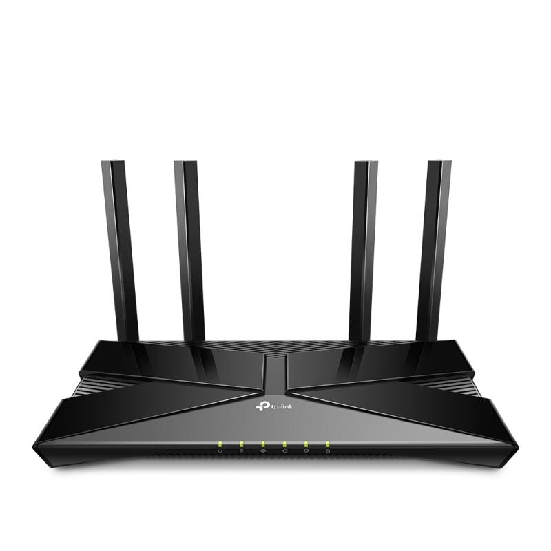 Router Wi-Fi 6 TP Link AX1800 Dual-Band, 4 antene externe, interfata  1 10/100/1000 Mbps RJ45 WAN Port, 4 10/100/1000 Mbps RJ45 LAN Ports, frecventa 2.4 GHz and 5 GHz, standarde wireless IEEE 802.11ax/ac/n/a 5 GHz, IEEE 802.11ax/n/g/b 2.4 GHz, compatbil EasyMesh