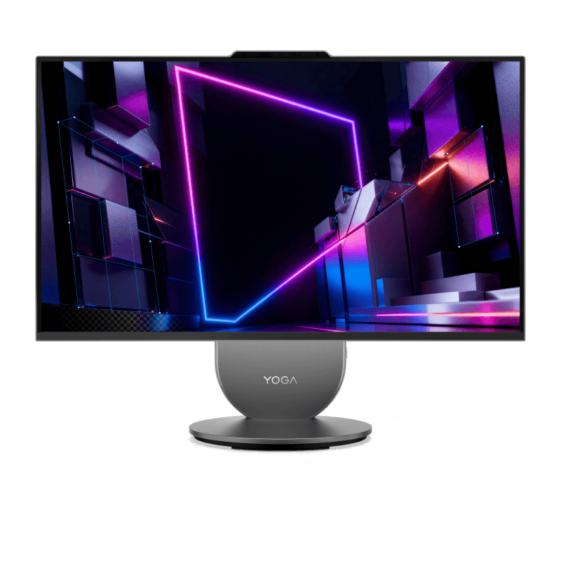 All-in-One Lenovo Yoga AIO 27IPH11 27" QHD (2560x1440) IPS 350nits, 99% sRGB, Anti-glare, 4 side like, 120Hz, Intel® Core Ultra 5 325, 8C (4P + 4LPE) / 8T, Max Turbo up to 4.5GHz, 12MB Intel Smart Cache; Copilot+ PC; Up to 47 TOPS, video Integrated Intel® Graphics, RAM 1x 16GB Soldered LPDDR5x-7467